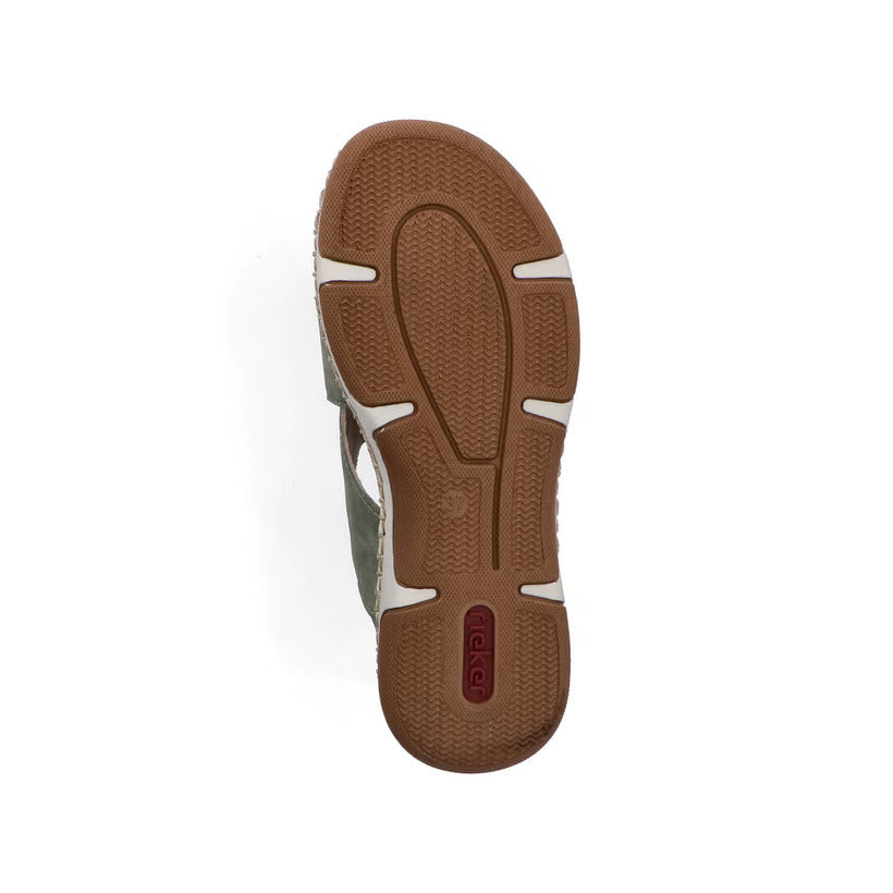 RIEKER TWO STRAP ADJUSTABLE COMFORT SANDAL SAGE - WOMENS