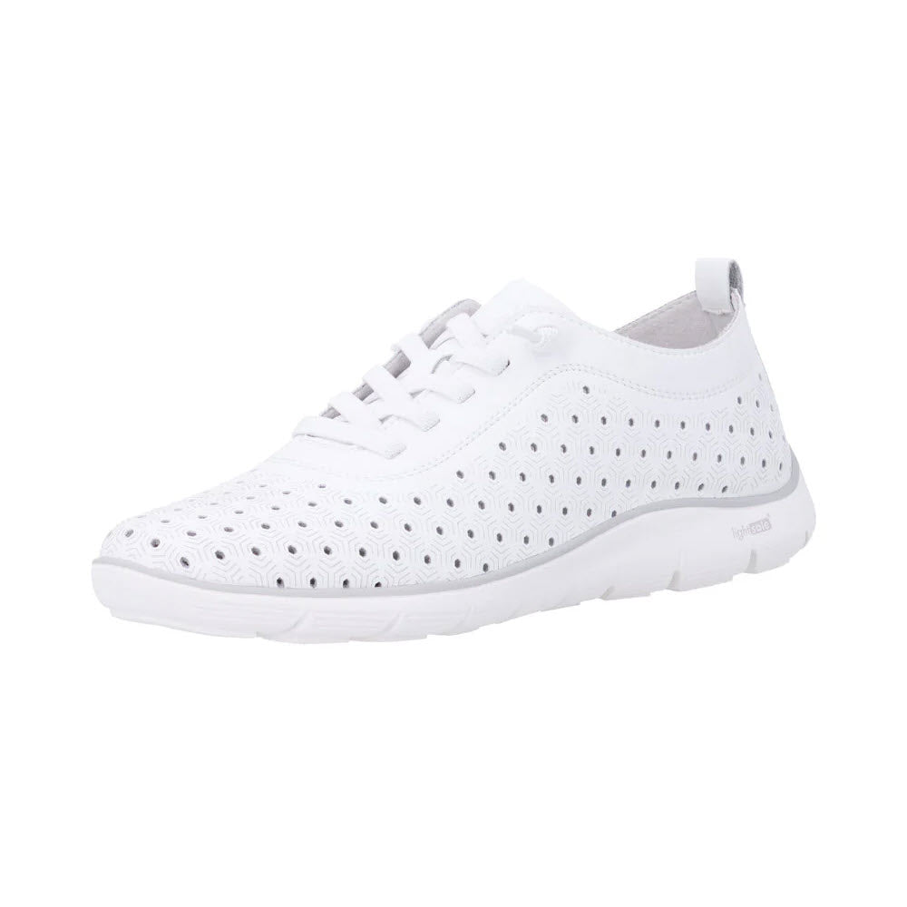 REMONTE PERFORATED SNEAKER WHITE - WOMENS