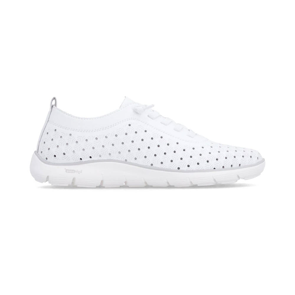 REMONTE PERFORATED SNEAKER WHITE - WOMENS