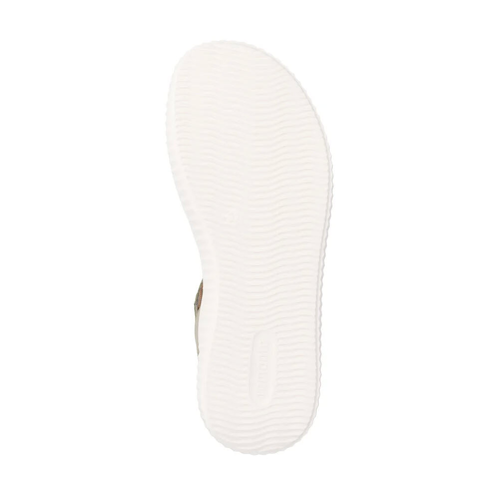 REMONTE COMFORT ADJUSTABLE SANDAL OFF WHITE LEOPARD SAGE - WOMENS