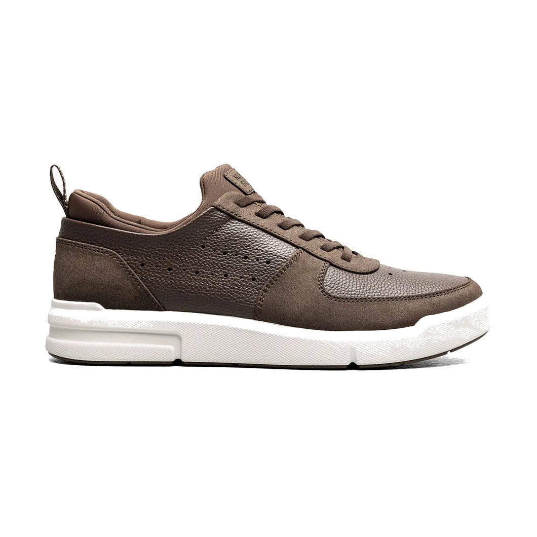 NUNN BUSH KORE CITY RALLY MOC TOE LACE SNEAKER BROWN MULTI - MENS