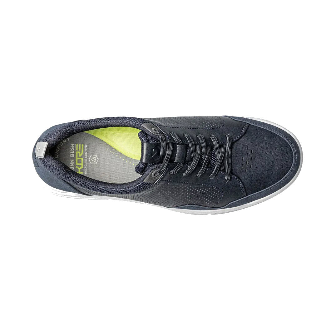 NUNN BUSH KORE CITY RALLY MOC TOE LACE SNEAKER NAVY MULTI - MENS