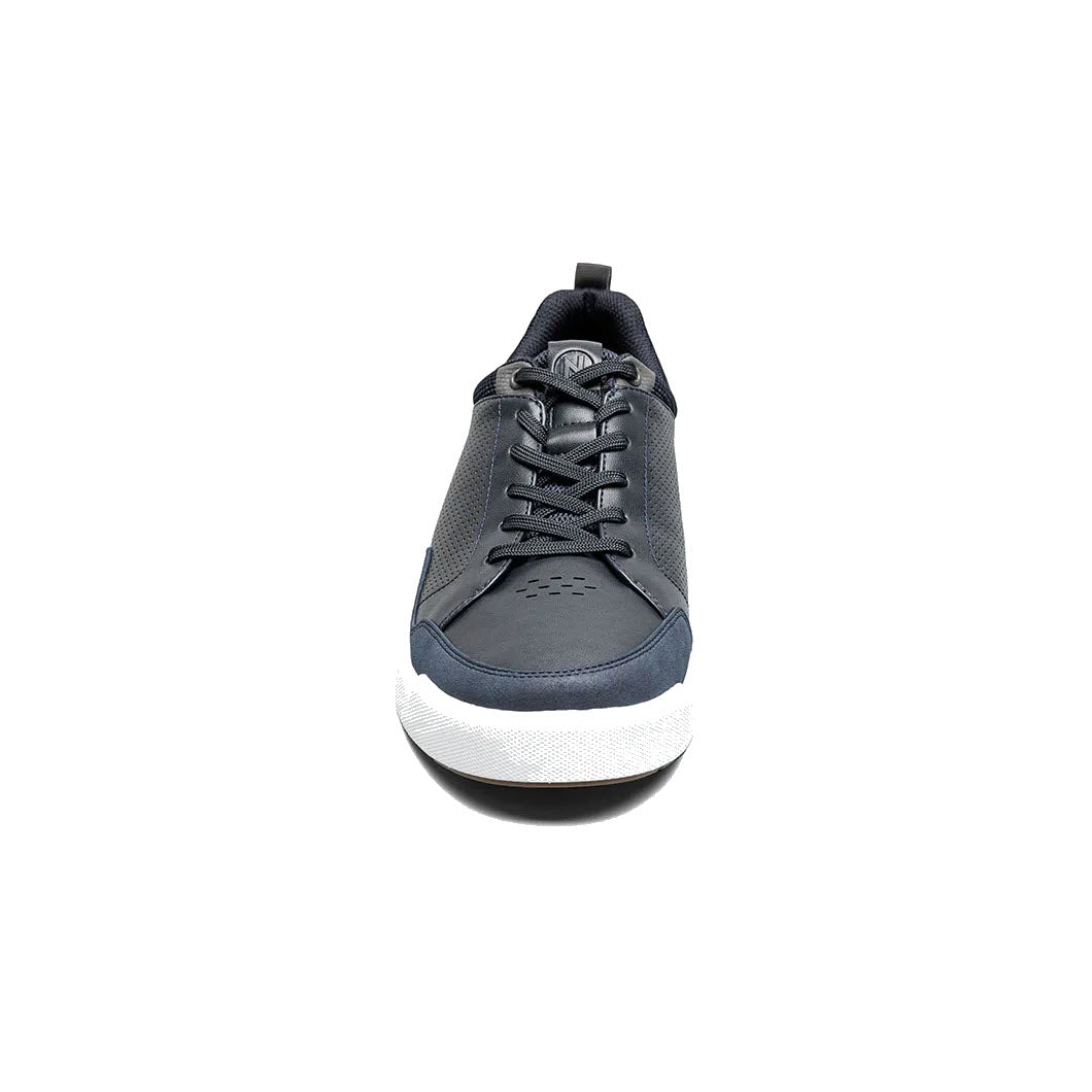 NUNN BUSH KORE CITY RALLY MOC TOE LACE SNEAKER NAVY MULTI - MENS