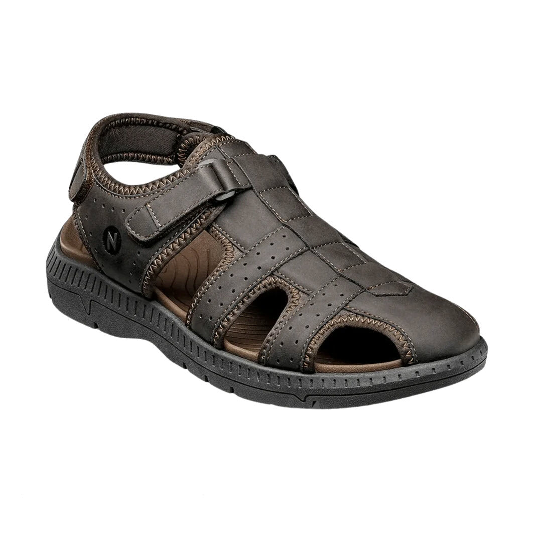 NUNN BUSH FISHERMAN LAGUNA SANDAL BROWN - MENS