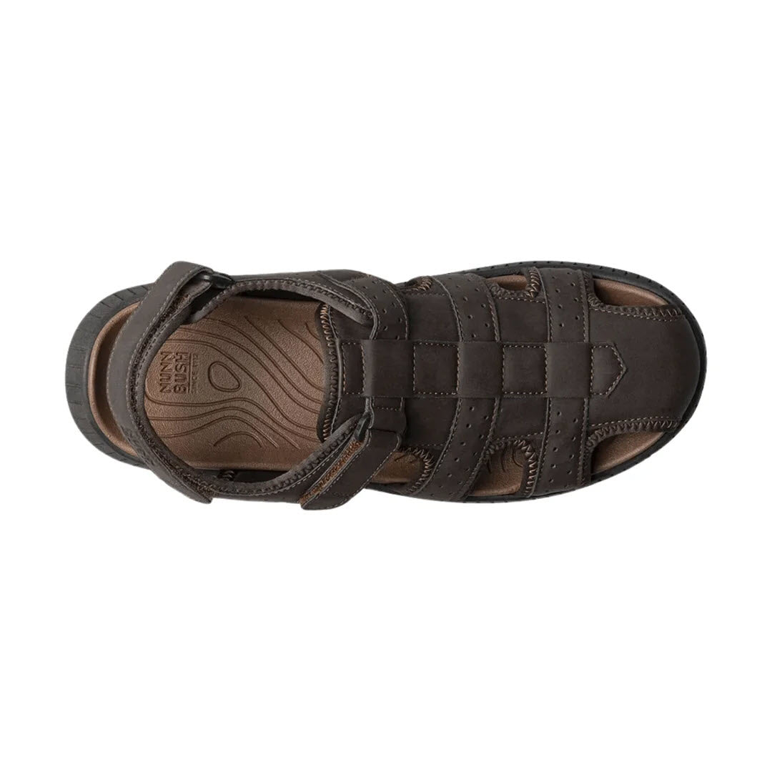 NUNN BUSH FISHERMAN LAGUNA SANDAL BROWN - MENS