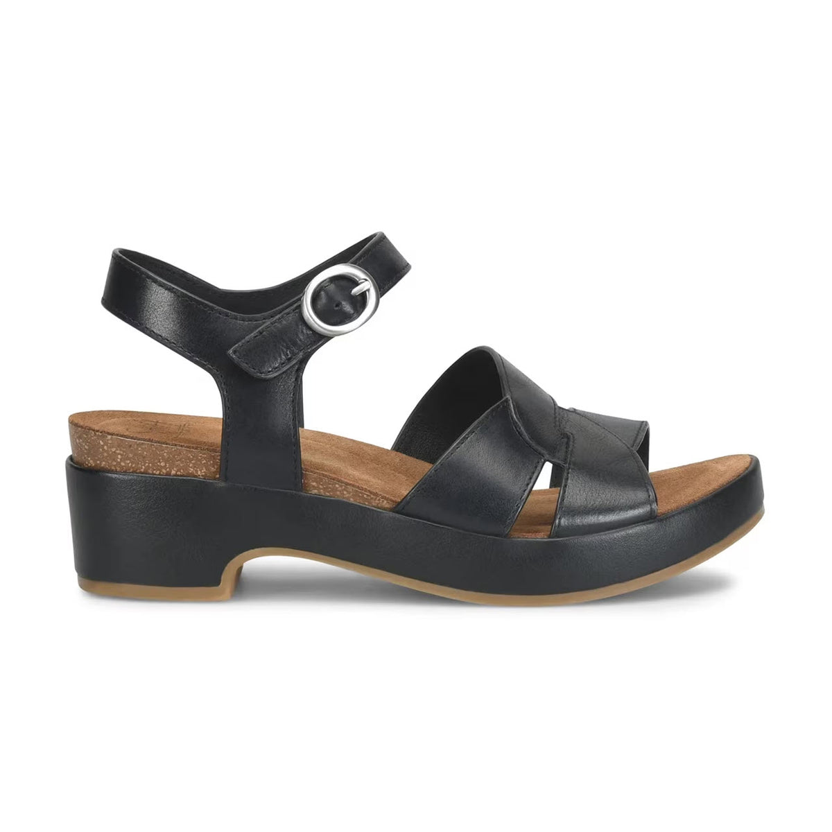 SOFFT CAPRI CORK SANDAL BLACK BLACK - WOMENS
