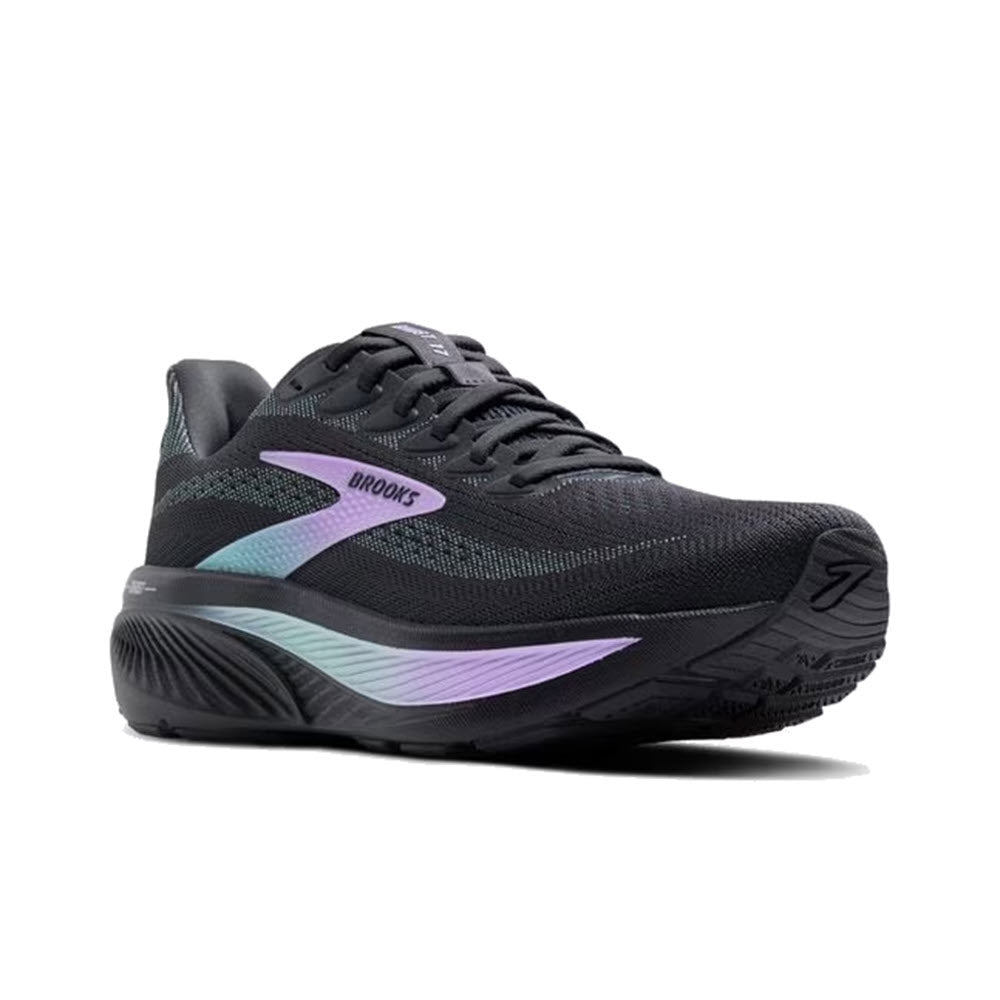 BROOKS GHOST 17 GREY/CLEARWATER/PURPLE - WOMENS