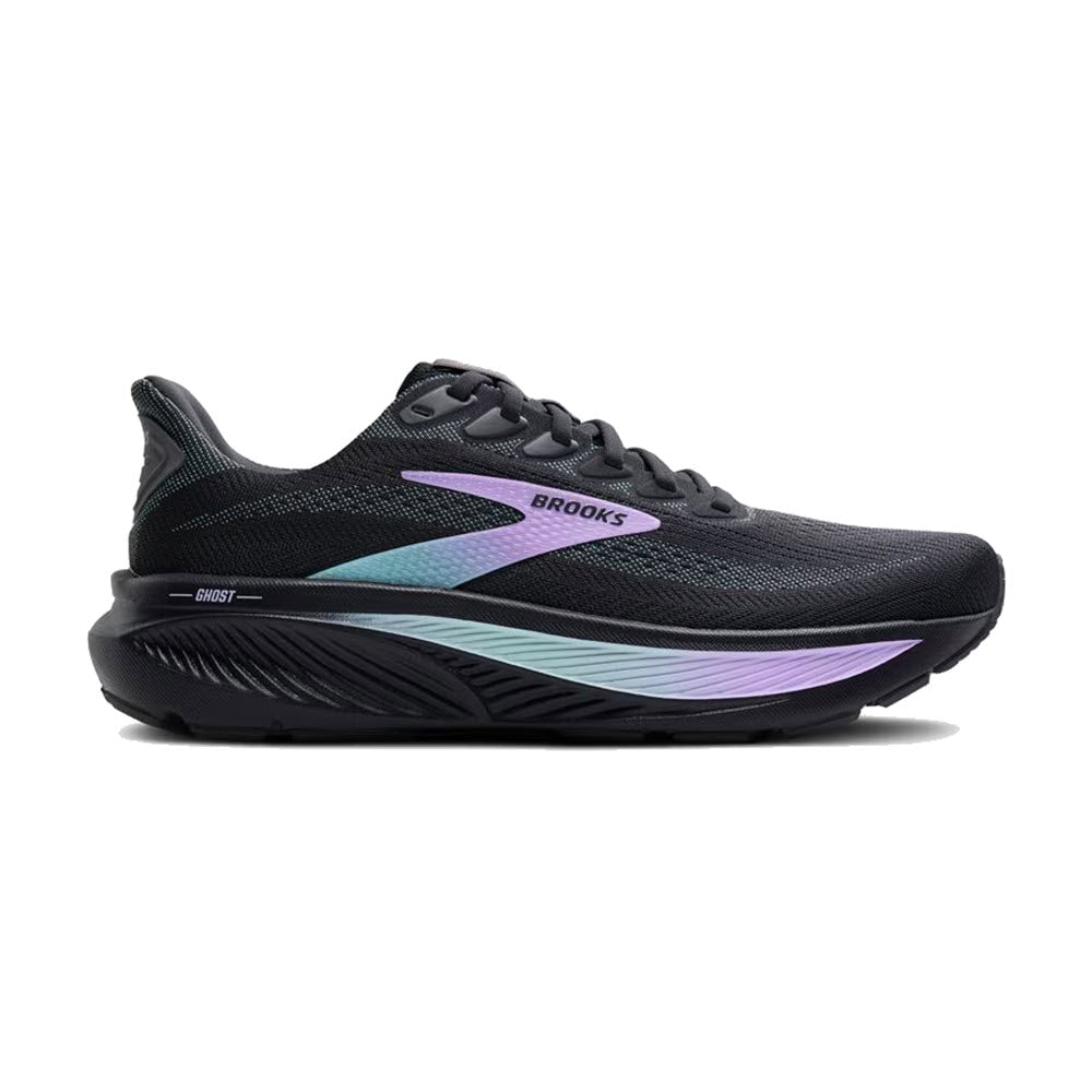 BROOKS GHOST 17 GREY/CLEARWATER/PURPLE - WOMENS