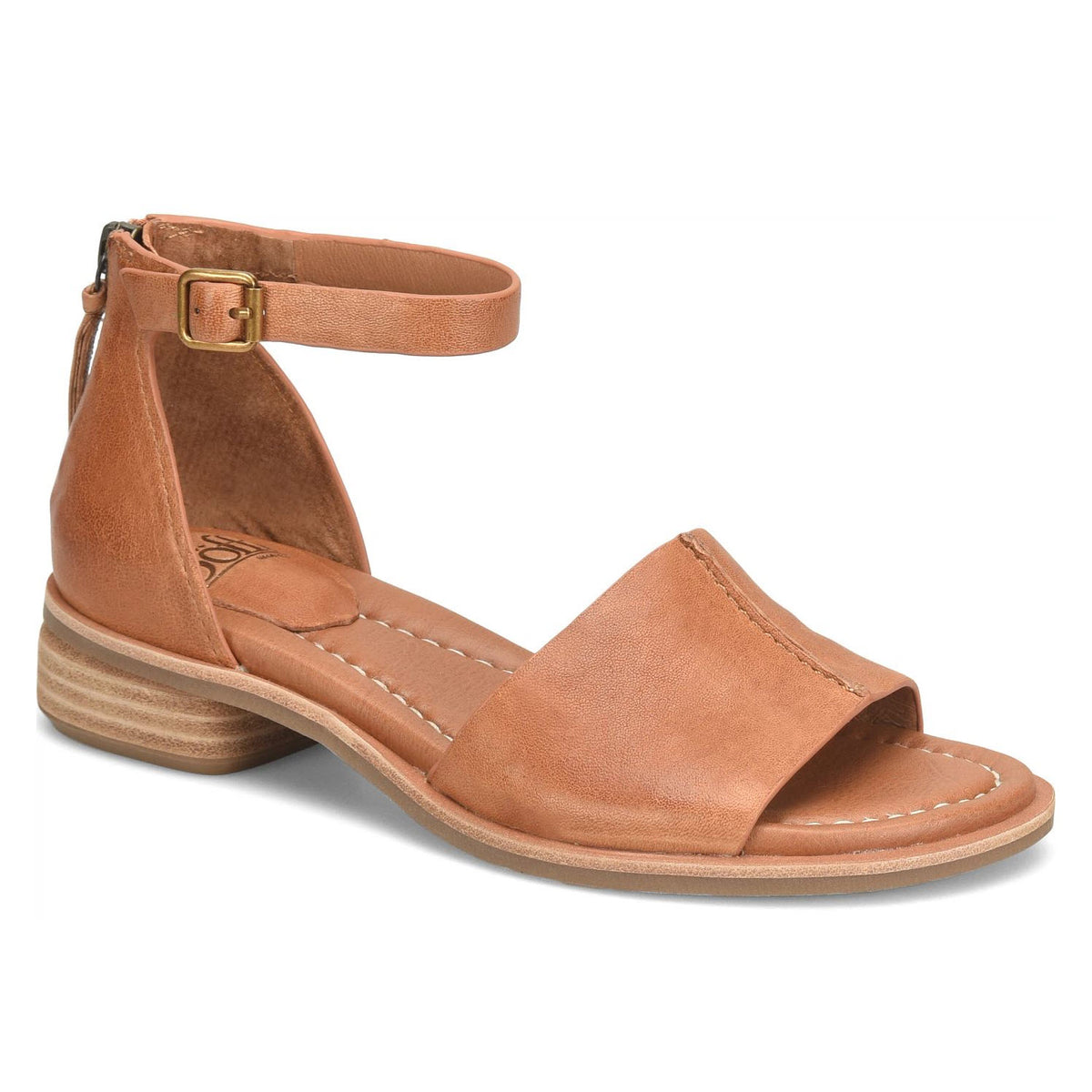 SOFFT FAXYN ZIP BACK ANKLE STRAP SANDAL LUGGAGE - WOMENS
