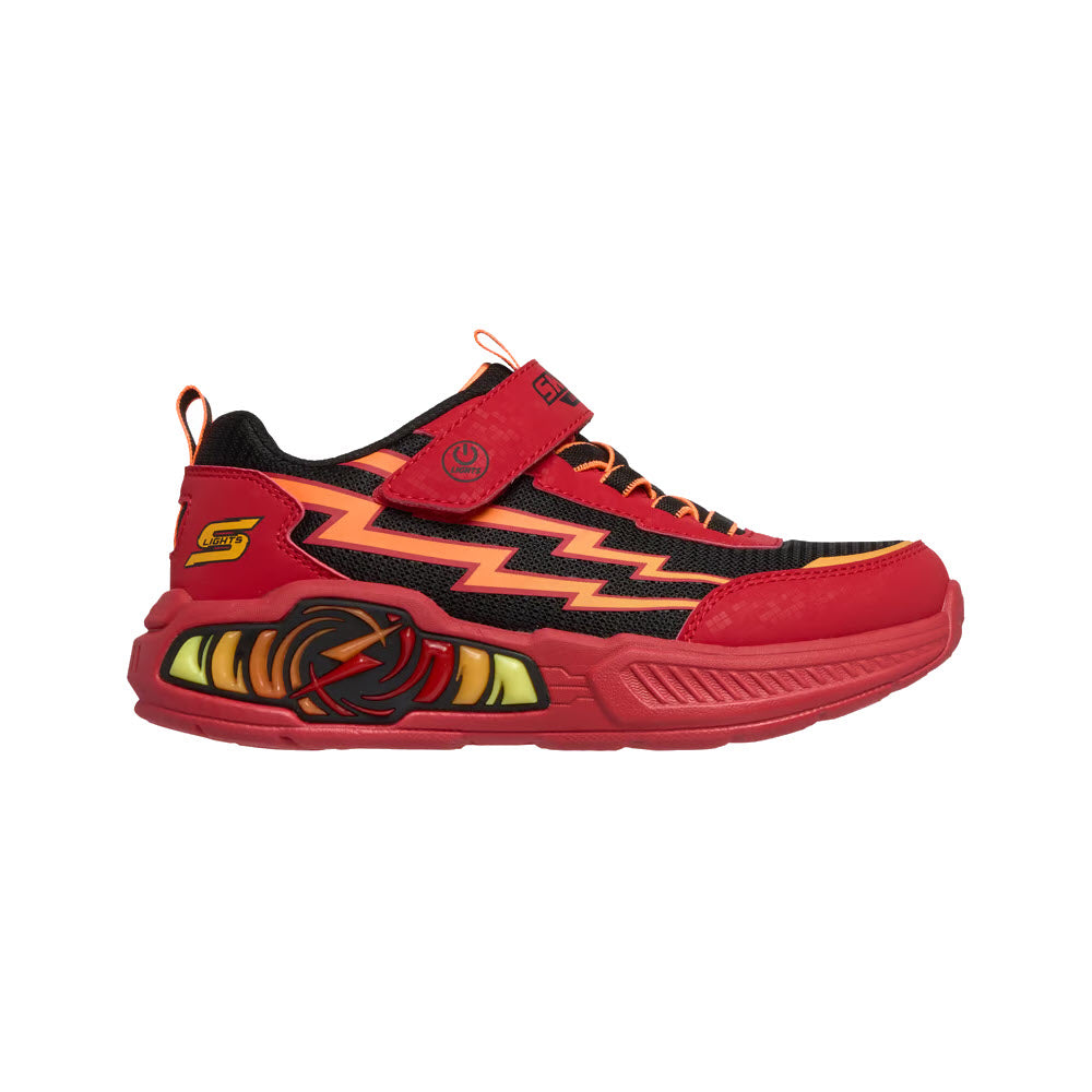 SKECHERS S LIGHTS LIGHT STORM 3.0 RED/BLACK - KIDS