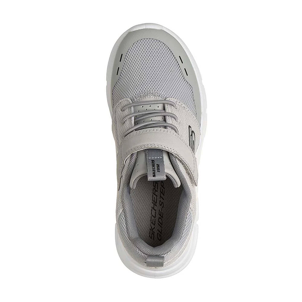 SKECHERS GLIDE STEP FLOW GRAY - KIDS