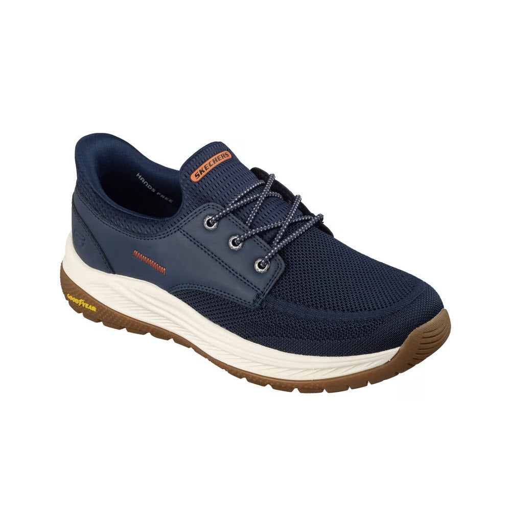 SKECHERS MENS SLIP INS RELAXED FIT MEROE NAVY - MENS
