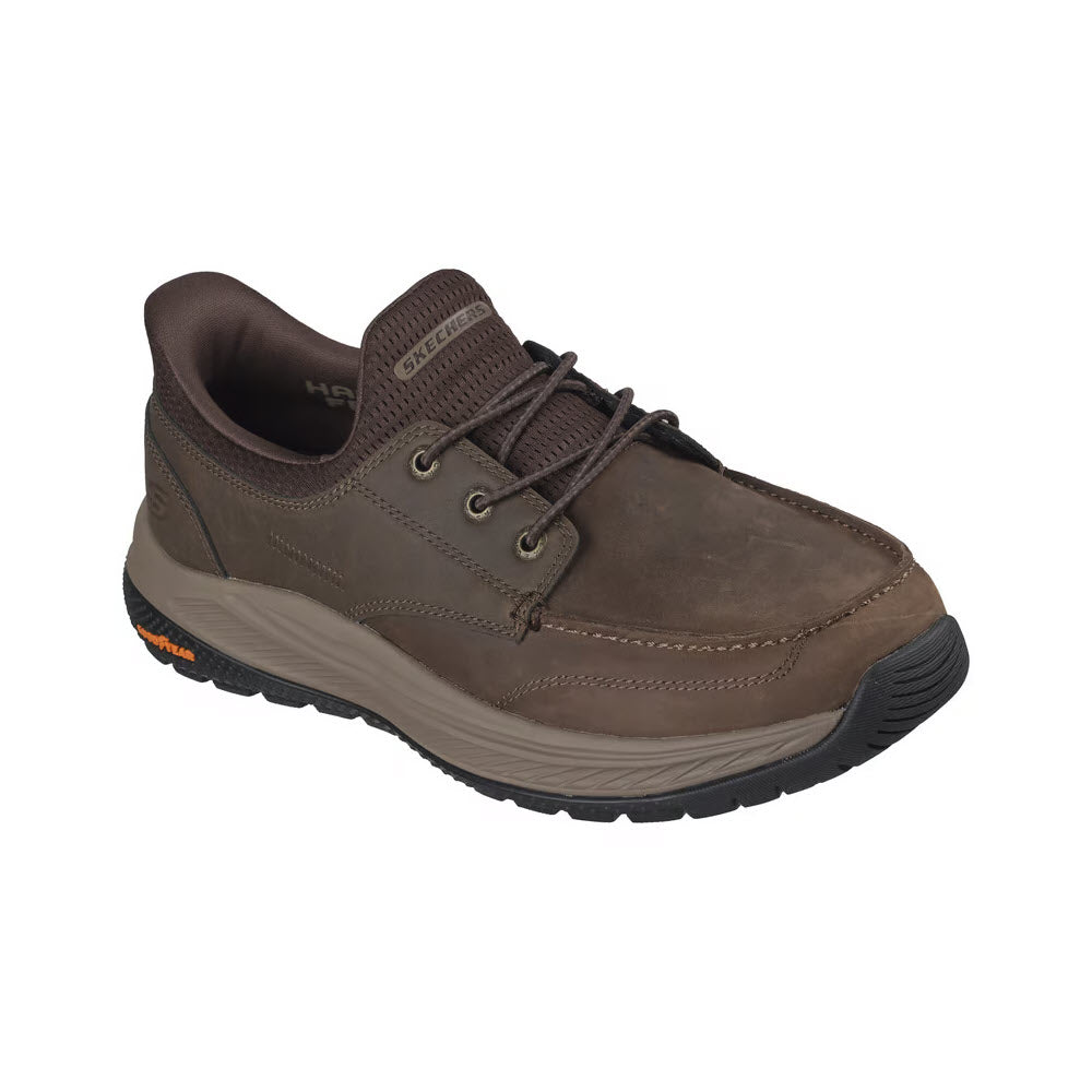 SKECHERS MENS SLIP INS MEROE OLLIE COCOA