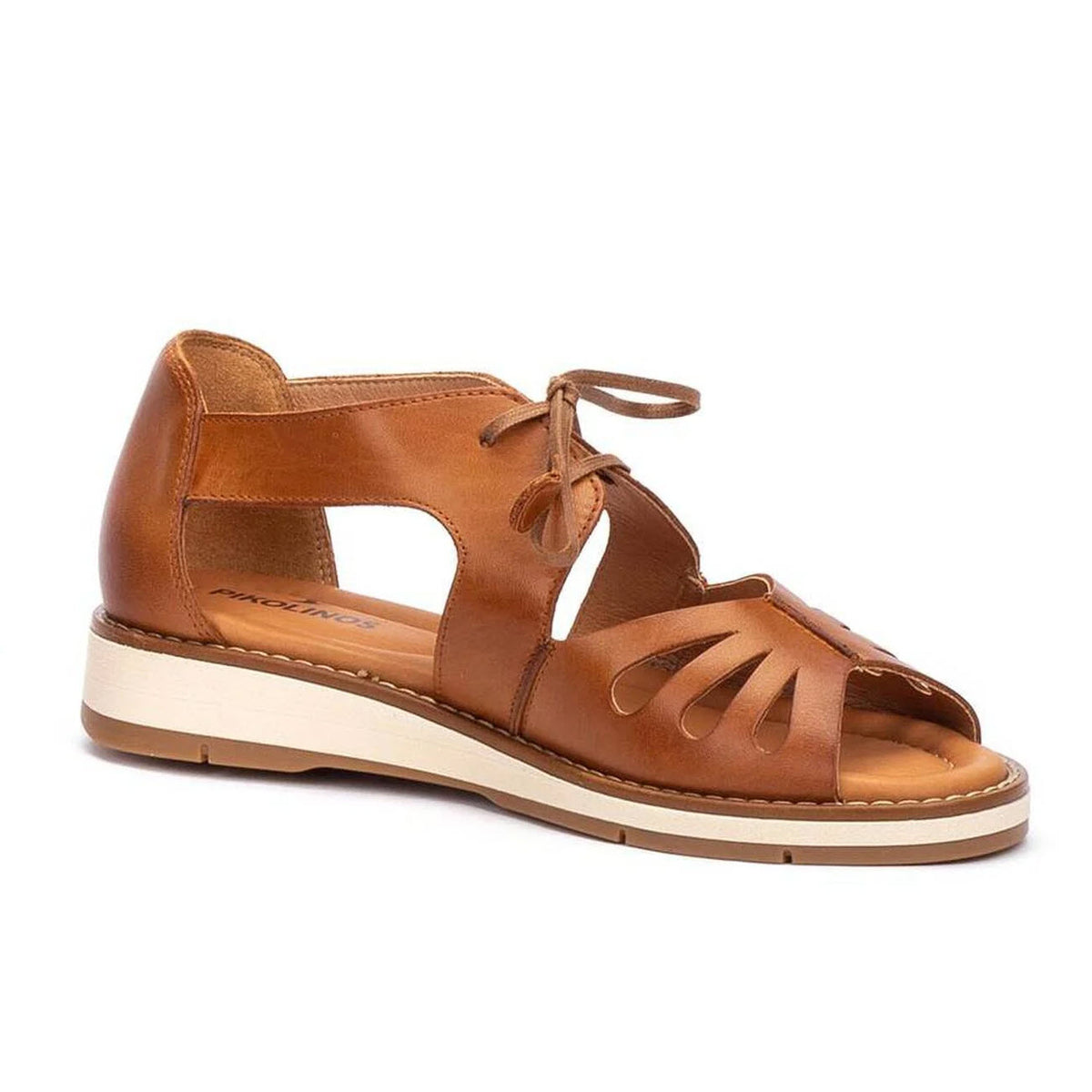PIKOLINOS ROQUETAS LACE SANDAL BRANDY - WOMENS