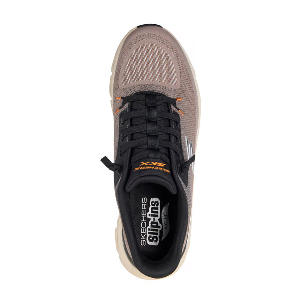 SKECHERS SLIP INS ARCH FIT GLIDE STEP PRO TAUPE/BLACK - MENS