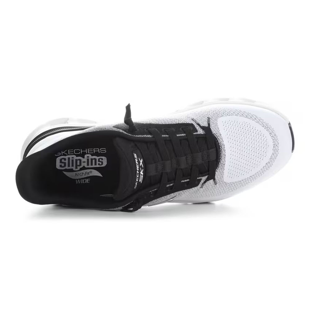 SKECHERS SLIP INS ARCH FIT GLIDE STEP PRO WHITE/BLACK - MENS