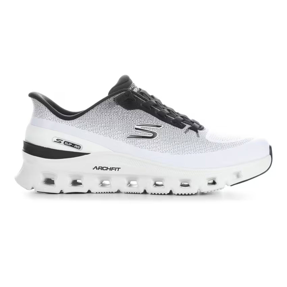 SKECHERS SLIP INS ARCH FIT GLIDE STEP PRO WHITE/BLACK - MENS