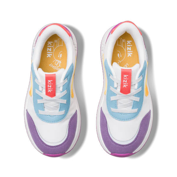 KIZIK GIRLS ORLANDO WHITE MULTI - TODDLER