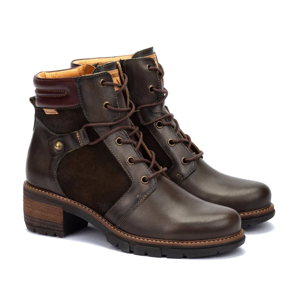 PIKOLINOS SAN SEBATIAN LACE BOOT FOREST - WOMENS