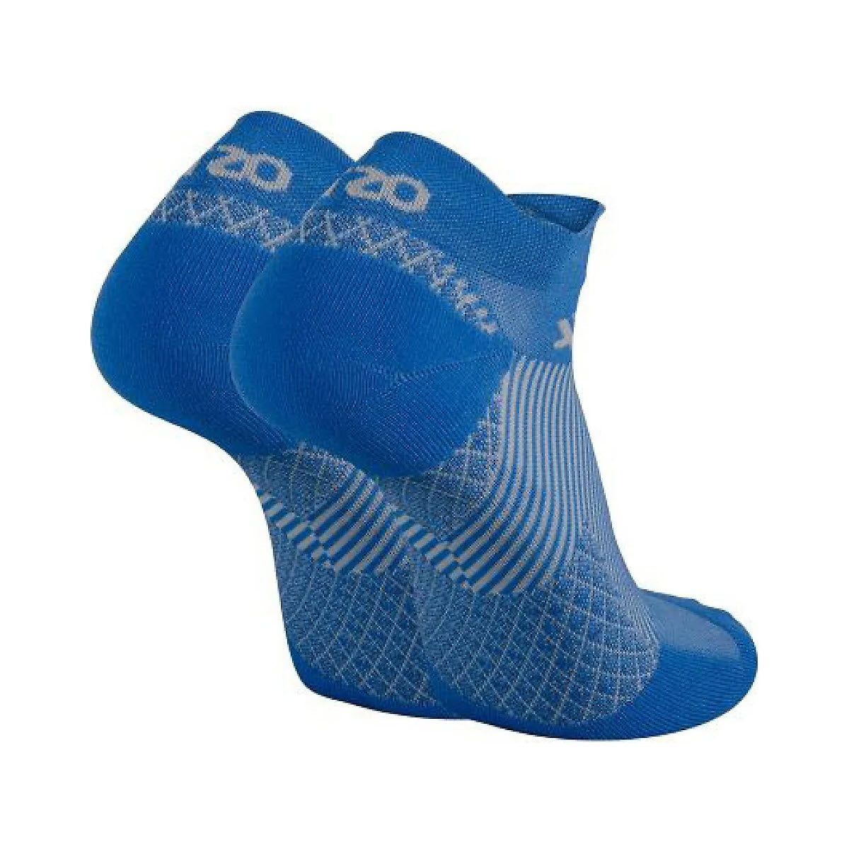 OS1ST PLANTAR FASCIITIS NO SHOW SOCKS BLUE - ADULT