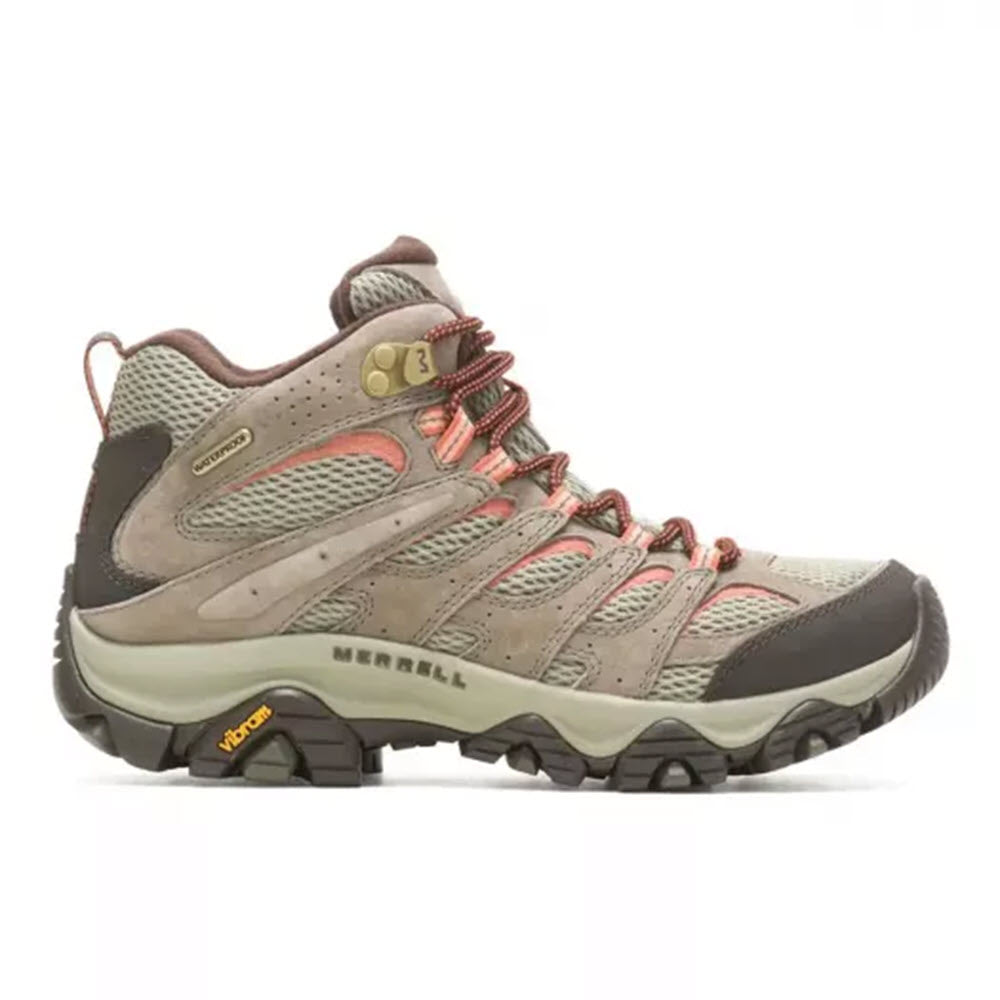 MERRELL MOAB 3 MID WATERPROOF BUNGEE CORD - WOMENS