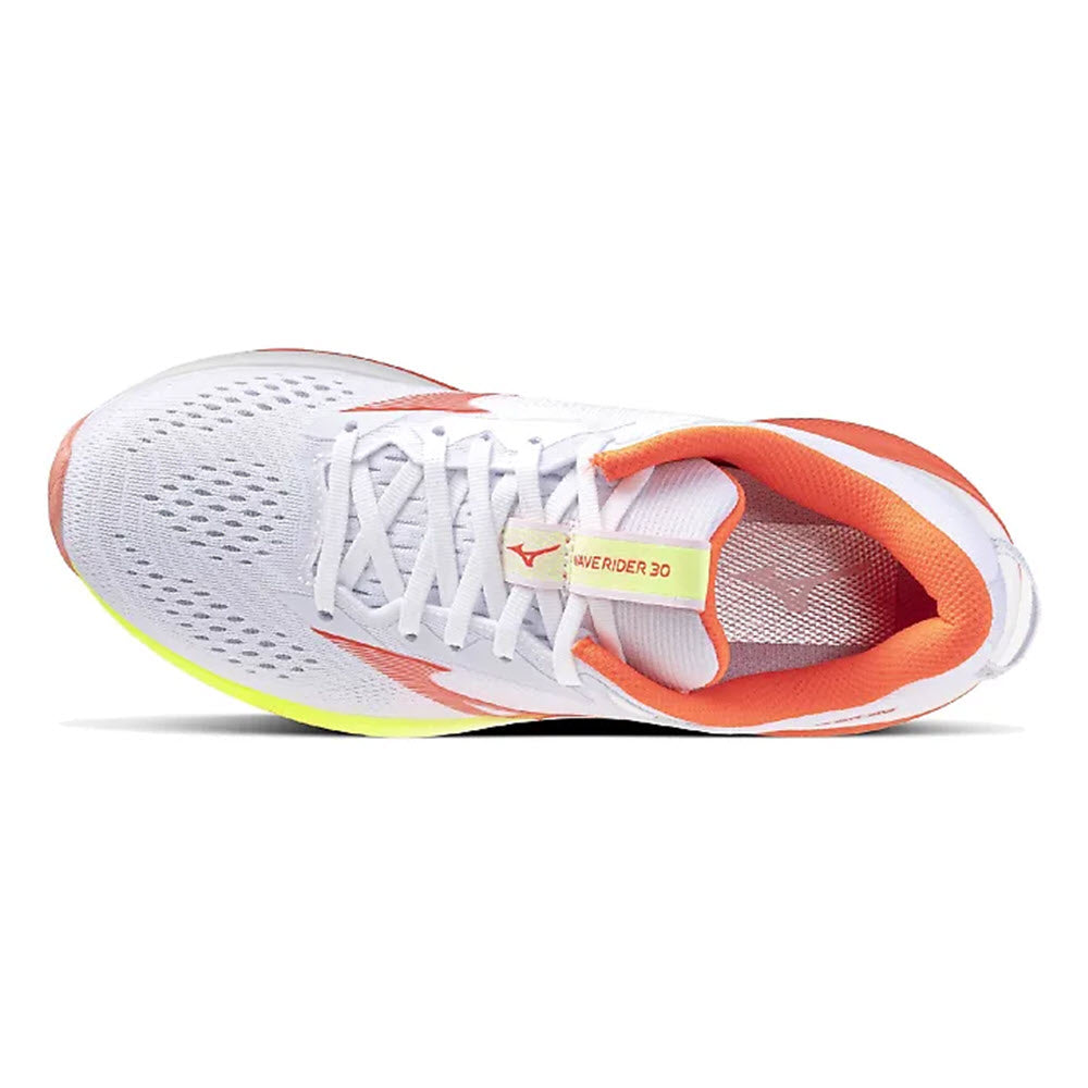 MIZUNO WAVE RIDER 30 WHITE/FLAMINGO/CORAL - WOMENS