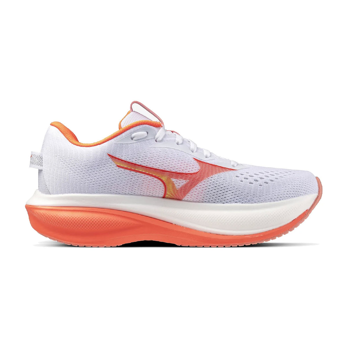 MIZUNO WAVE RIDER 30 WHITE/FLAMINGO/CORAL - WOMENS