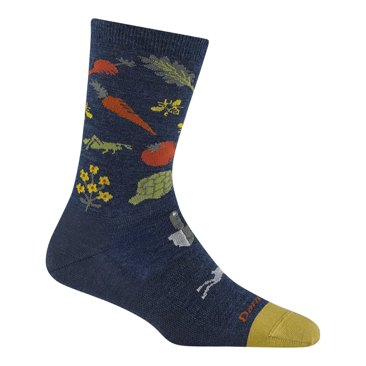 DARN TOUGH FARMERS MARKET CREW SOCKS INDIGO - WOMENS