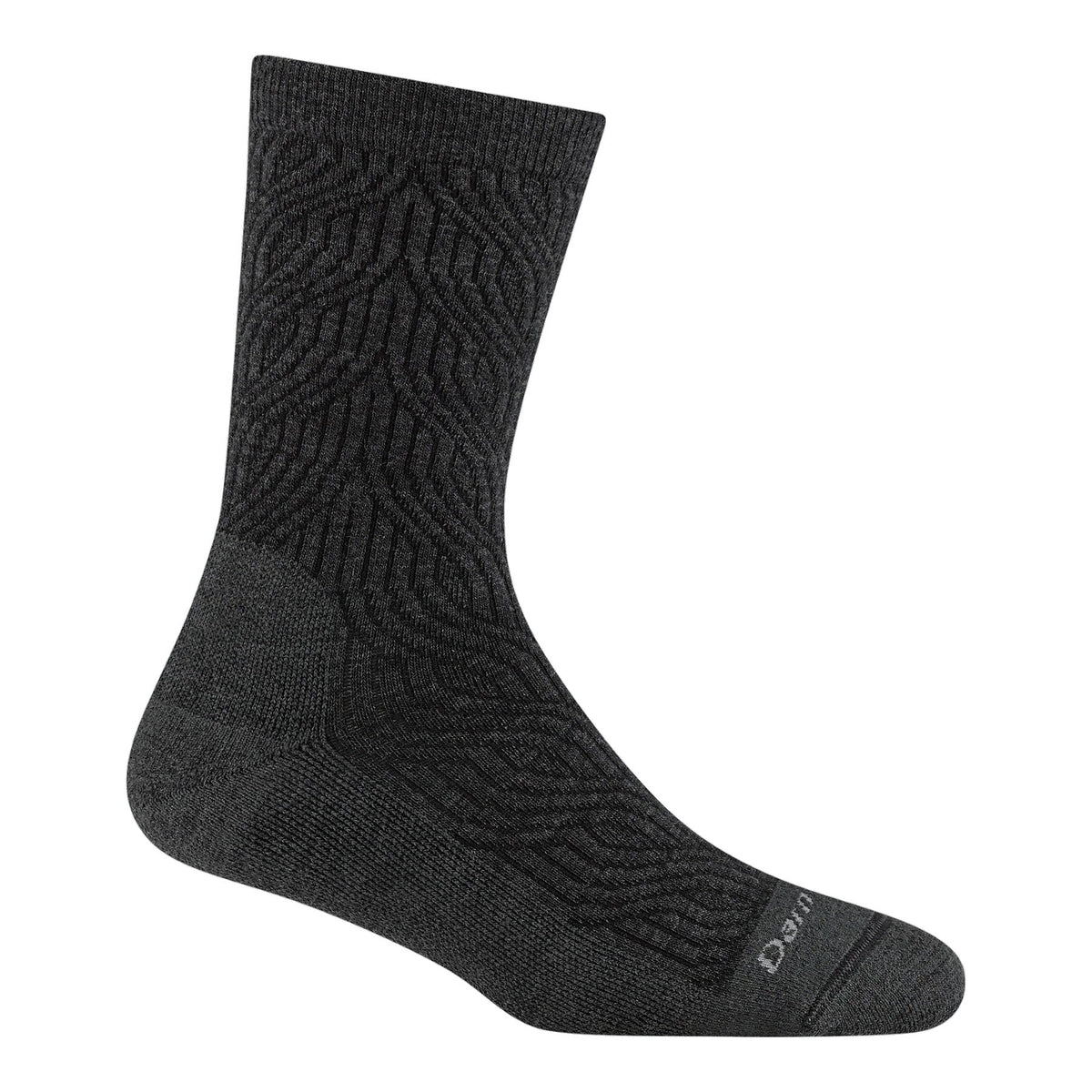 DARN TOUGH CABLE CREW SOCKS CHARCOAL - WOMENS