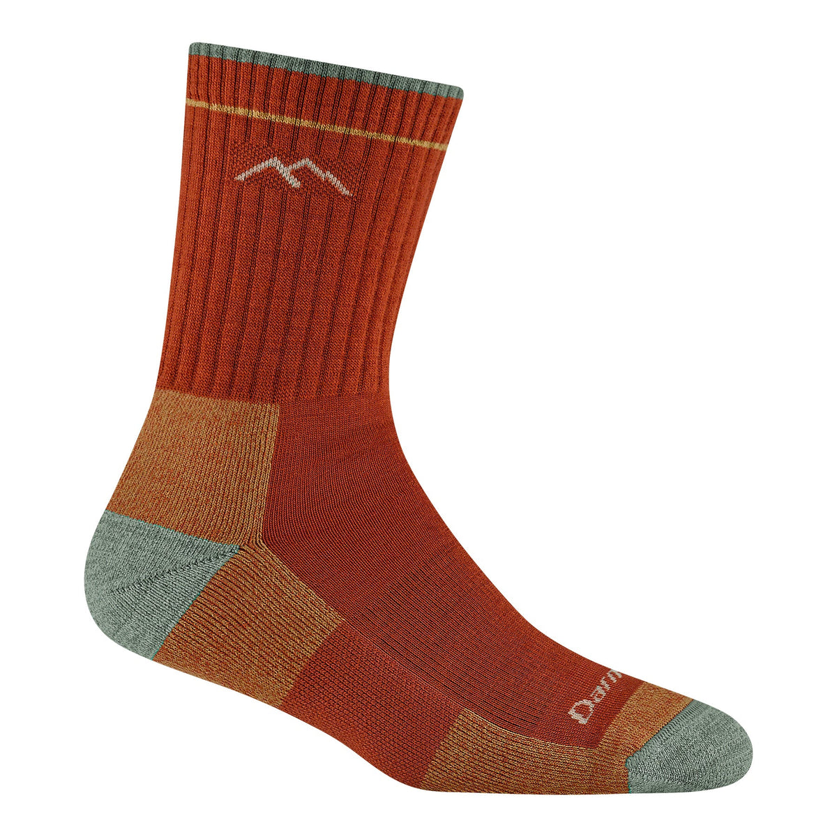 DARN TOUGH HIKER MICRO CREW SOCKS AMBER - WOMENS