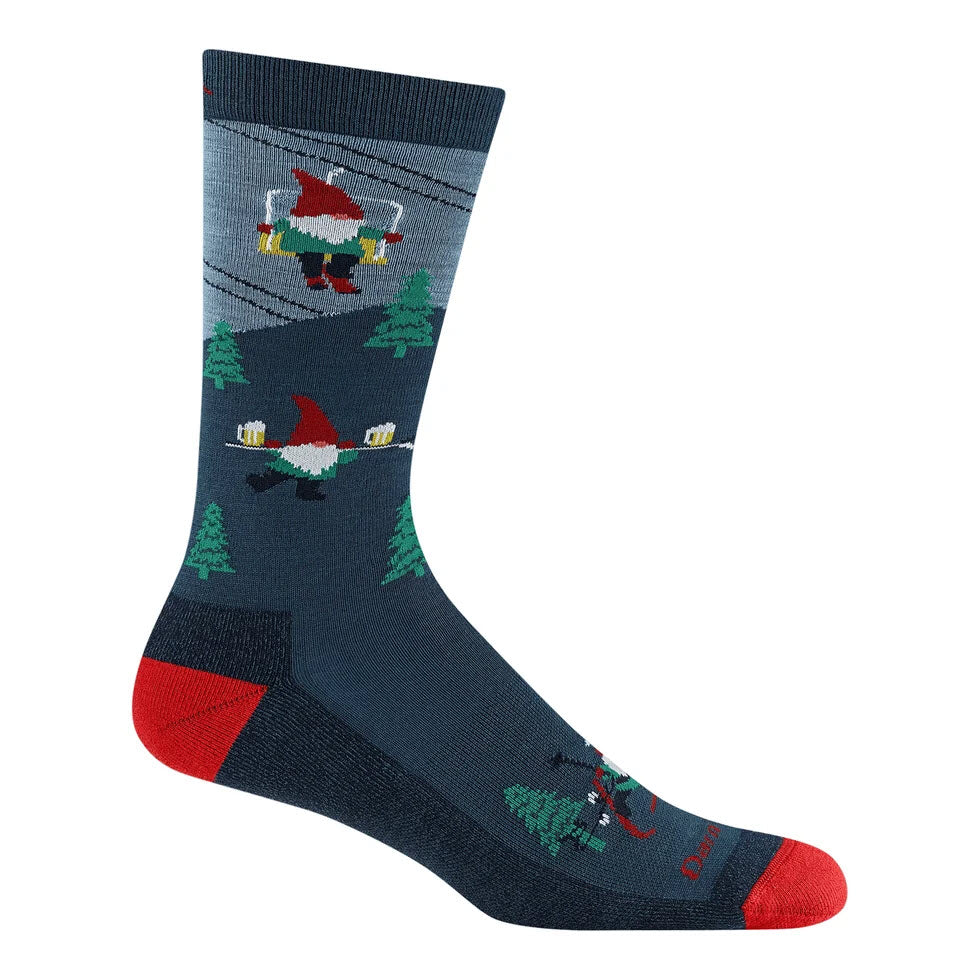 DARN TOUGH GNOME PATROL CREW SOCKS ARCTIC - MENS
