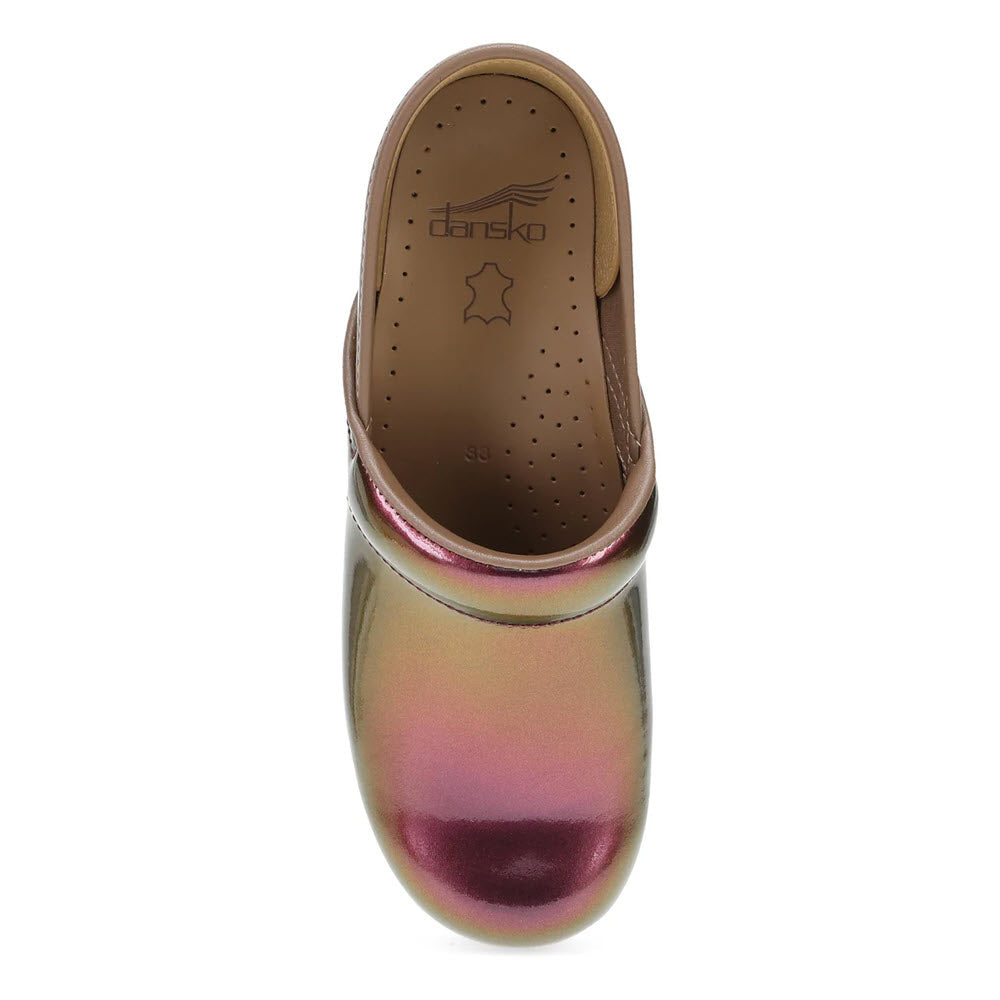 DANSKO PROFESSIONAL PASSION COLORSHIFT CLOG BURGANDY - WOMENS