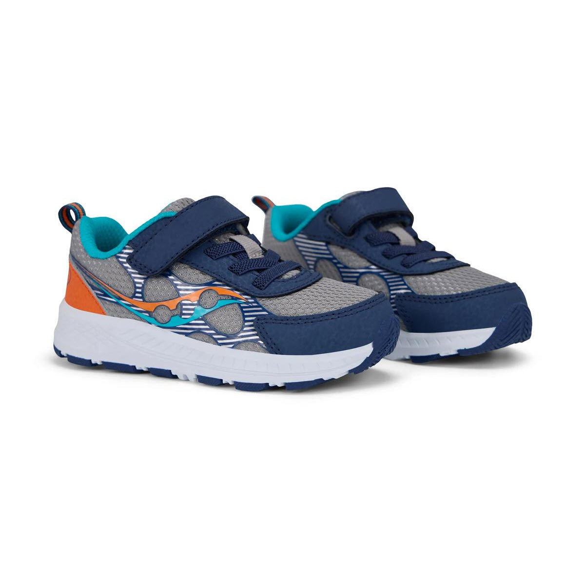 SAUCONY WIND XT JR GREY NAVY - KIDS
