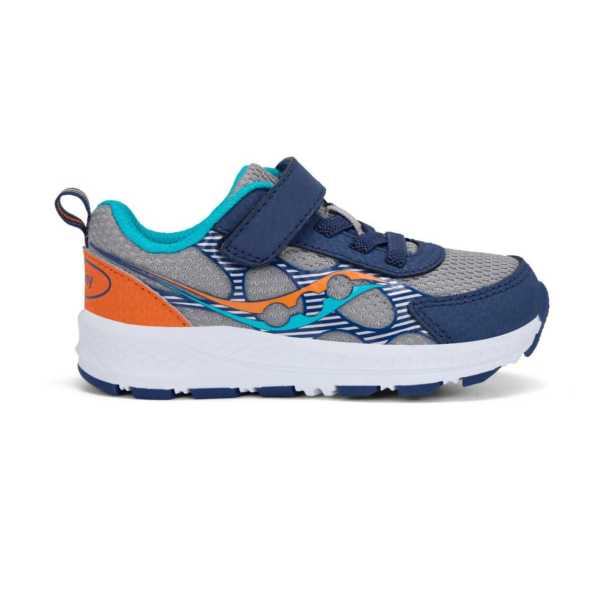 SAUCONY WIND XT JR GREY NAVY - KIDS