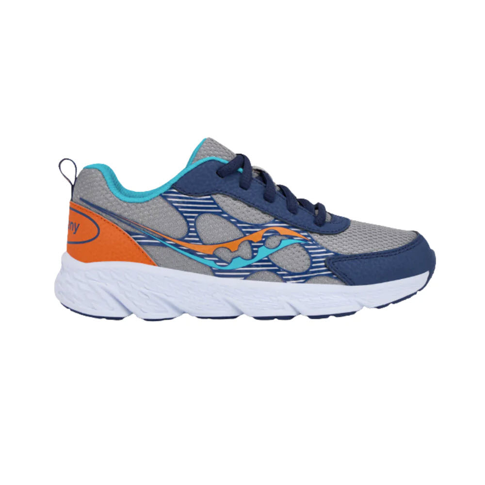 SAUCONY WIND XT GREY NAVY - KIDS