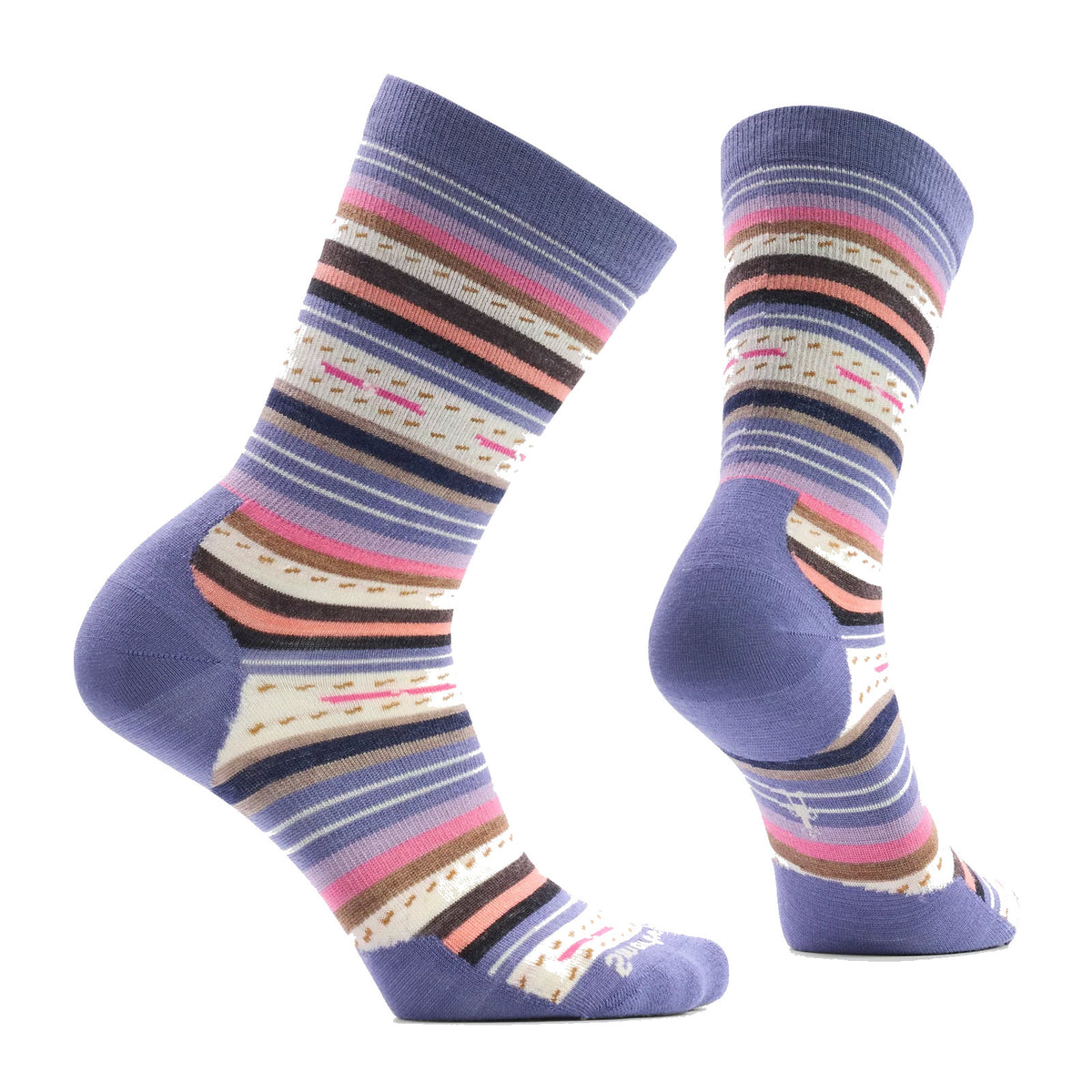 SMARTWOOL MARGARITA CREW SOCKS NIGHTFALL BLUE - WOMENS