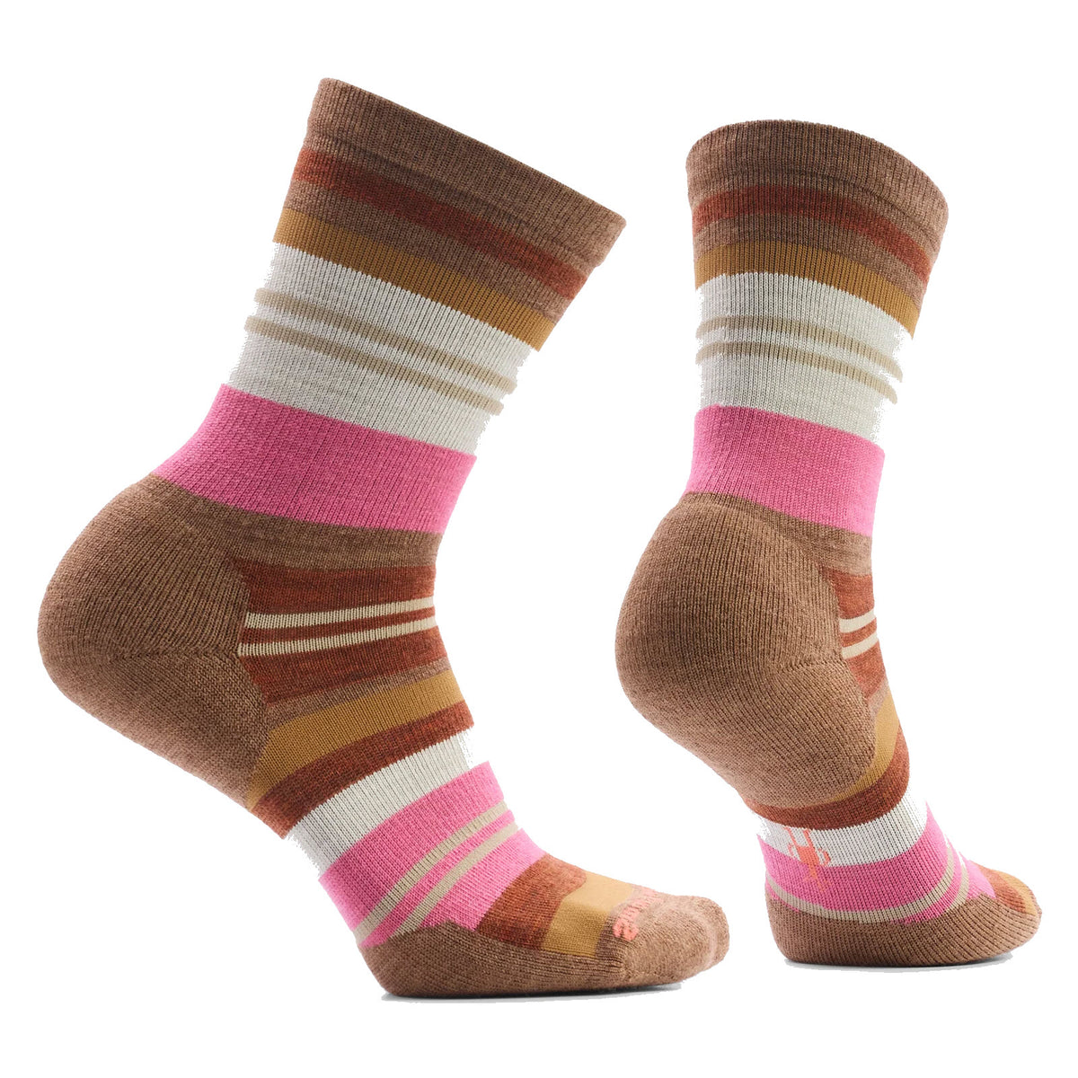 SMARTWOOL SATURNSPHERE CREW SOCKS MOCHA - WOMENS