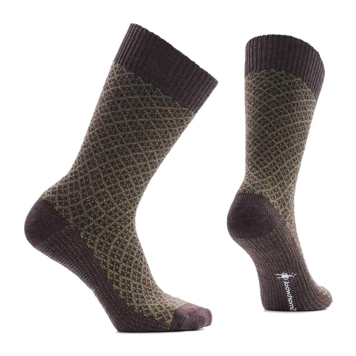 SMARTWOOL MENS COZY MERCHANTILE CREW SOCKS CHESTNUT - MENS