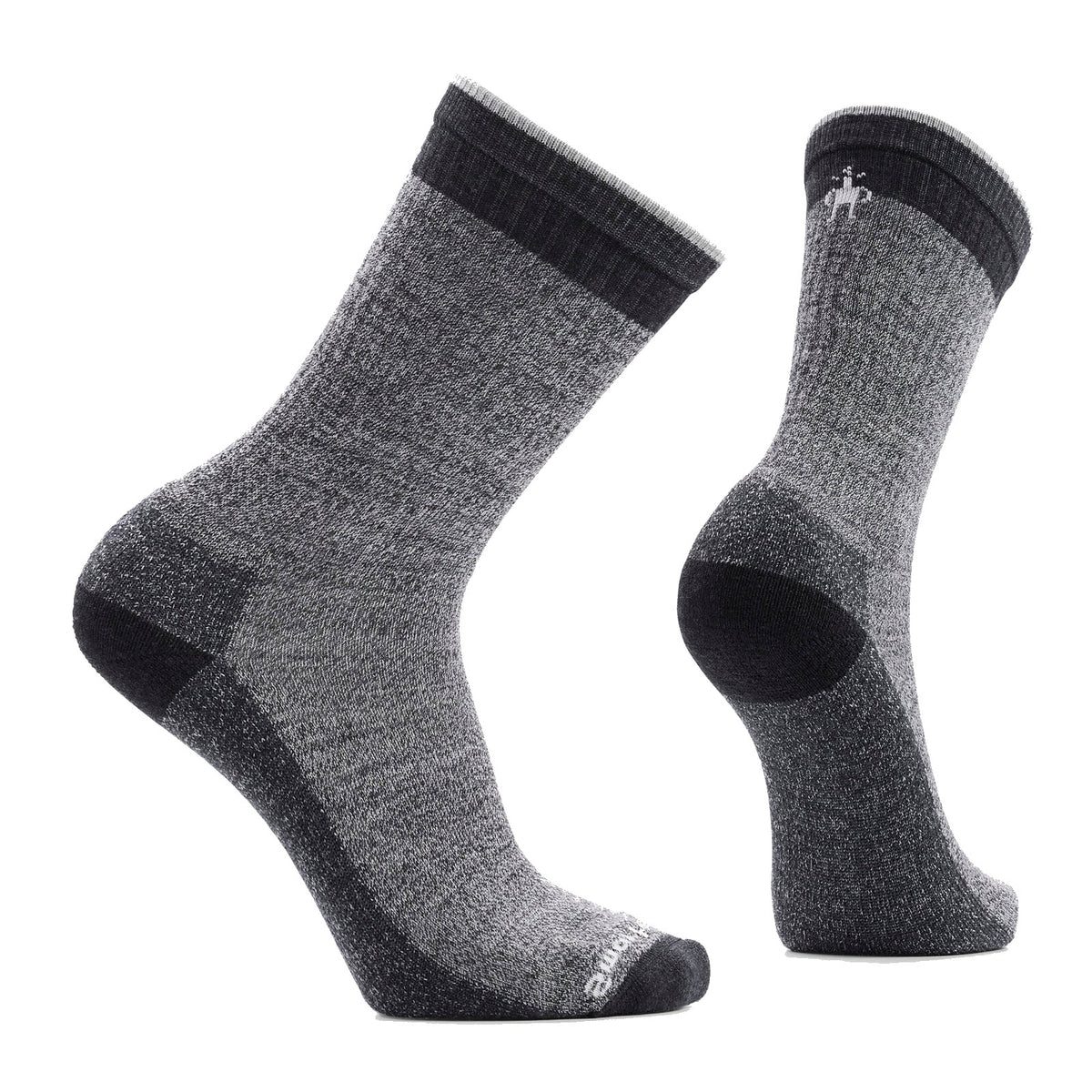 SMARTWOOL ROLLINSVILLE CREW SOCKS ASH-CHARCOAL - MENS