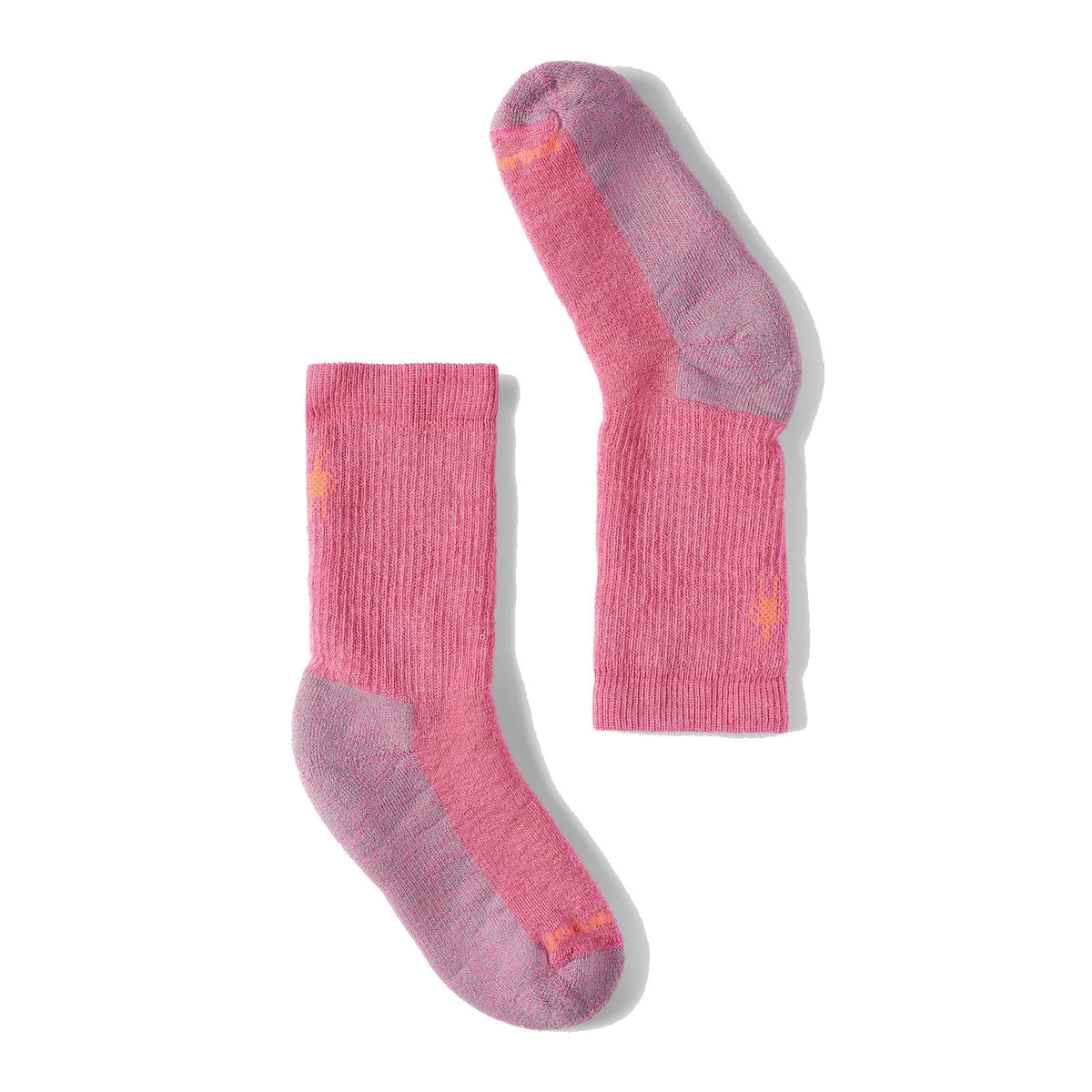SMARTWOOL HIKE FULL CUSHION CREW SOCKS GARDEN PINK - KIDS