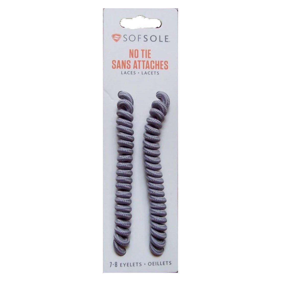 SOF SOLE NO TIE LACES GRAY