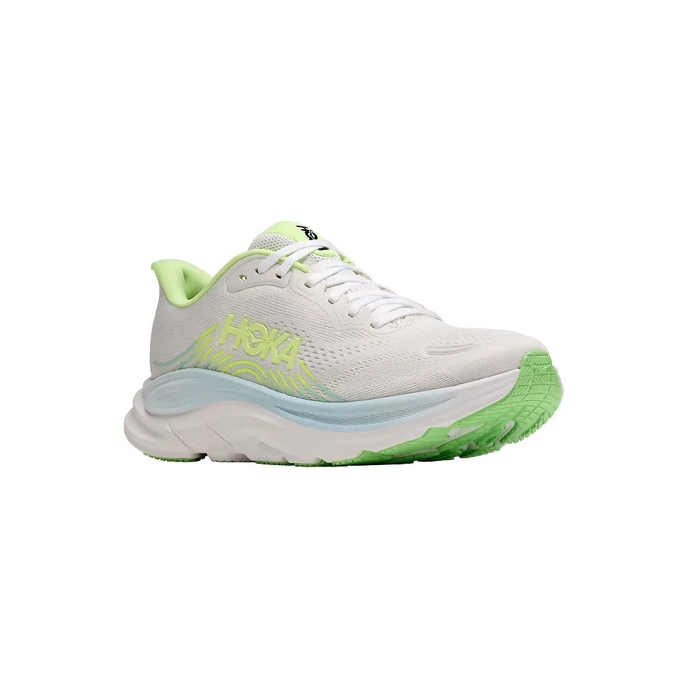 HOKA CLIFTON 11 FROST/NEON YUZU - WOMENS