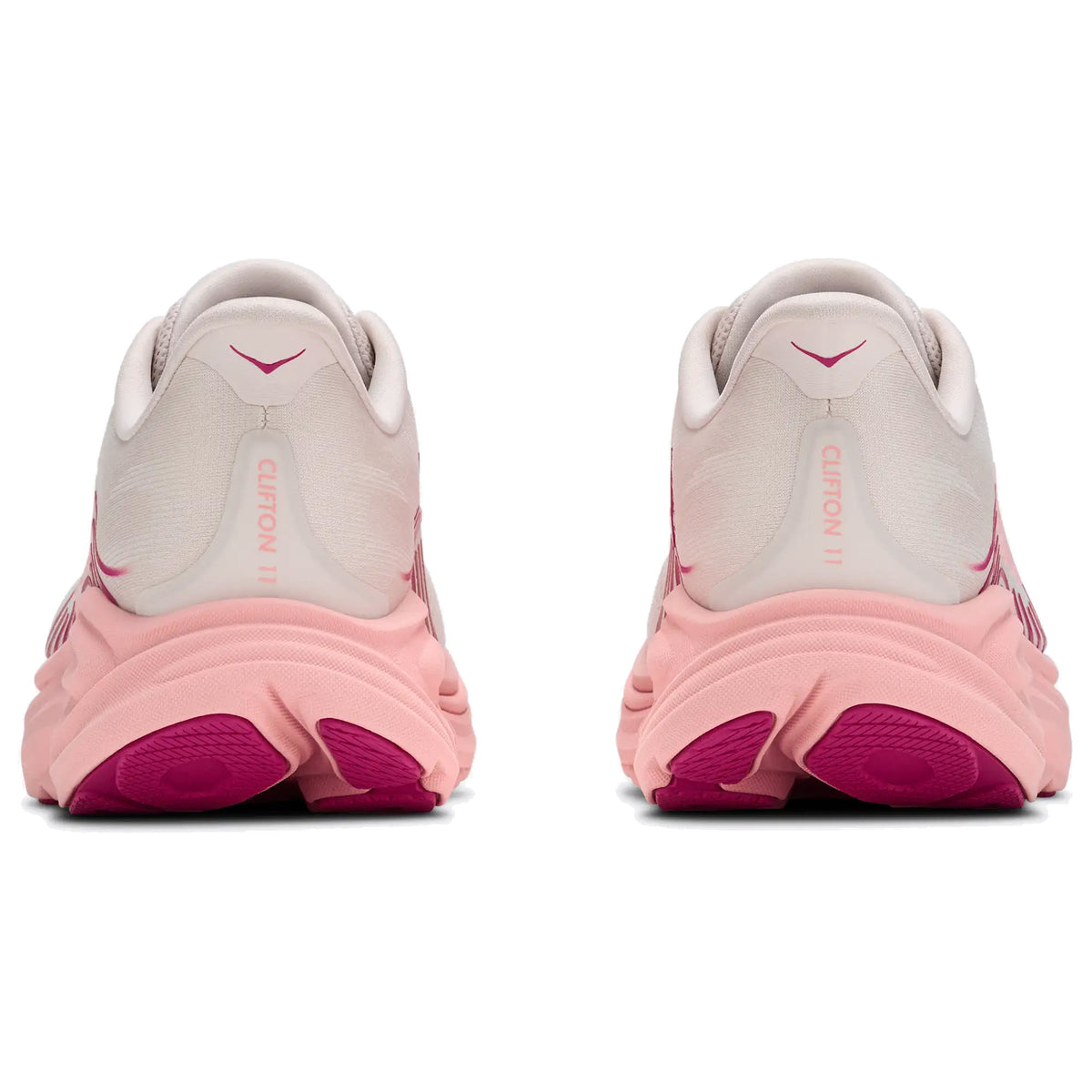 HOKA CLIFTON 11 ROSE CREAM/DEWY PINK - WOMENS