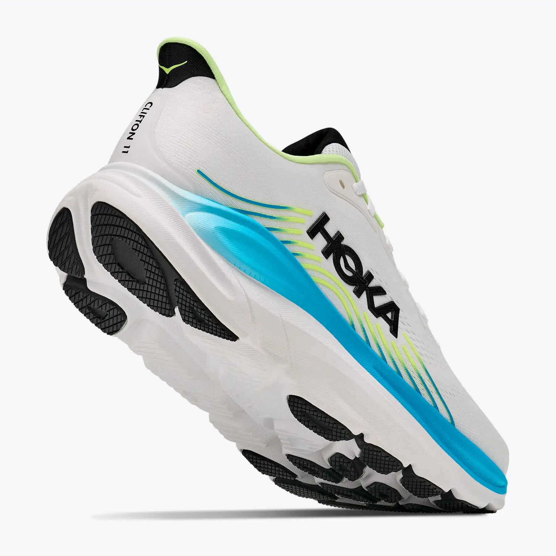 HOKA CLIFTON 11 FROST/BLACK - MENS - Lamey Wellehan Shoes