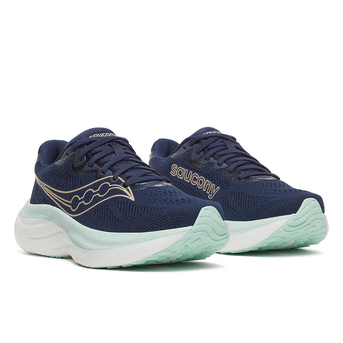 SAUCONY RIDE 19 NAVY/AQUA - WOMENS