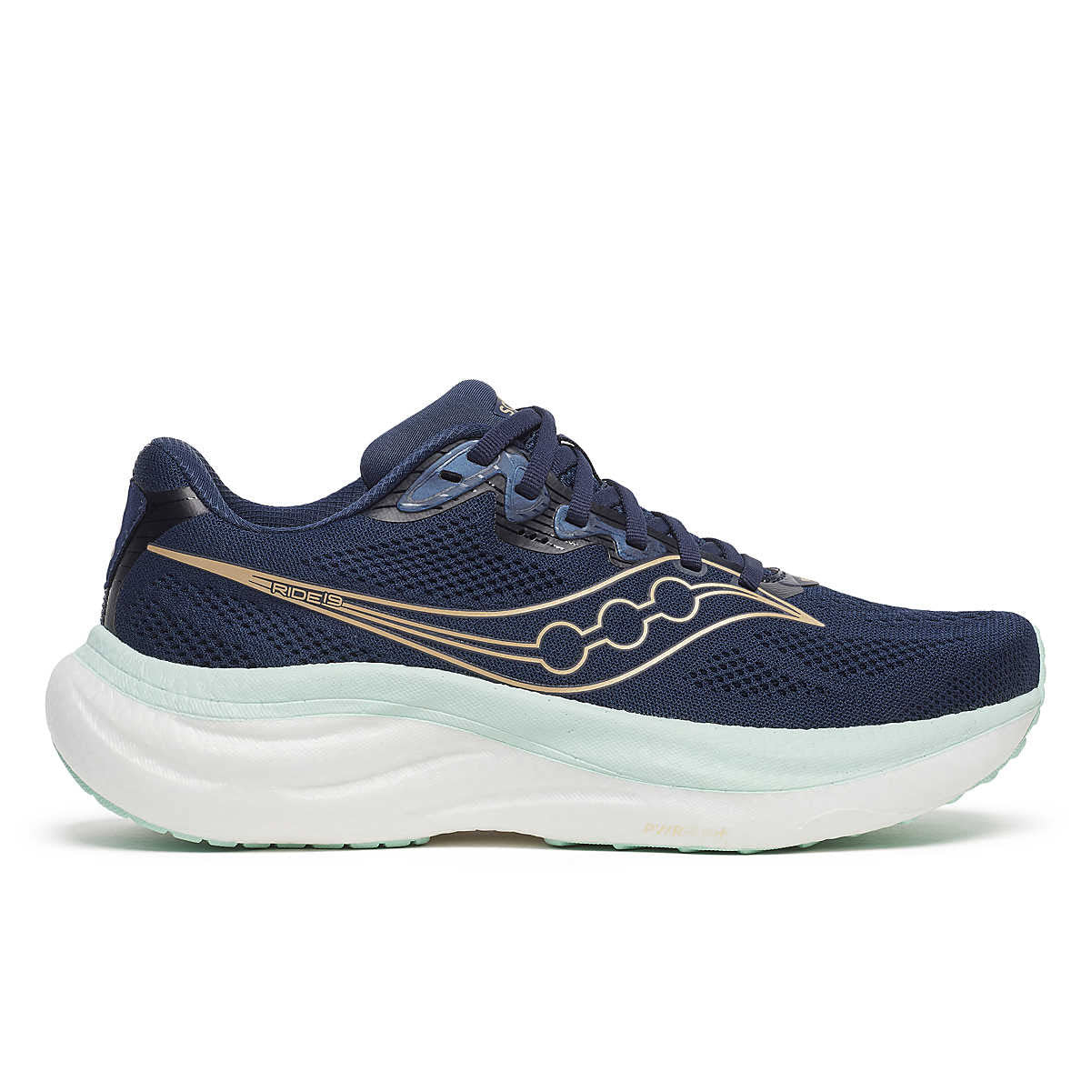 SAUCONY RIDE 19 NAVY/AQUA - WOMENS
