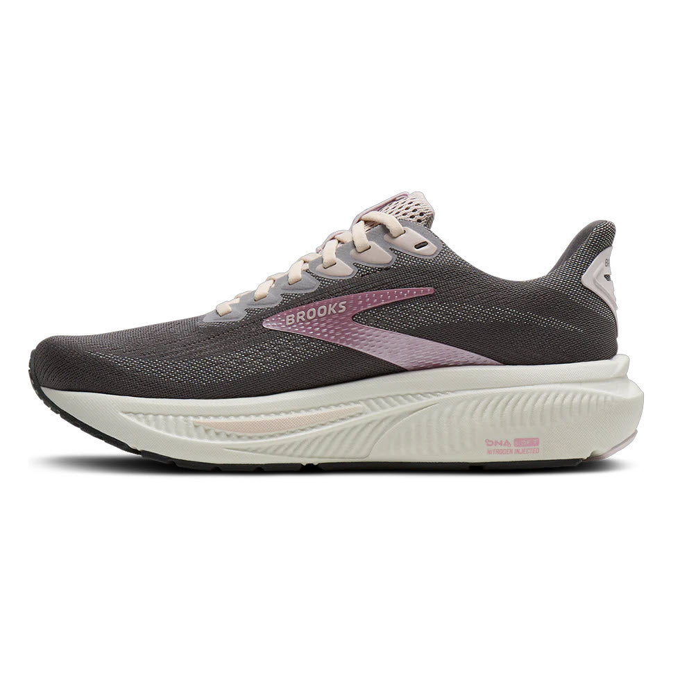 BROOKS GHOST 17 GREY/CLEARWATER/PURPLE - WOMENS