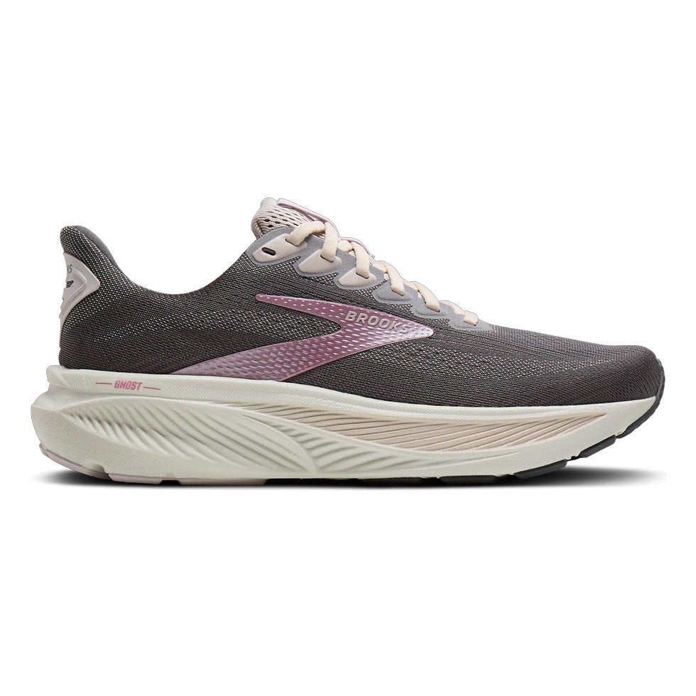 BROOKS GHOST 17 GREY/CLEARWATER/PURPLE - WOMENS