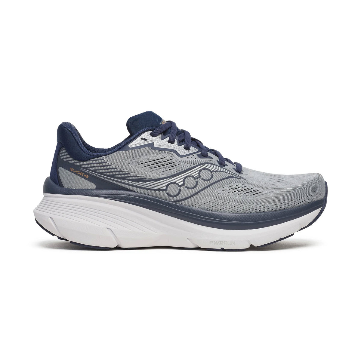 SAUCONY GUIDE 19 FOSSIL/NAVY - MENS