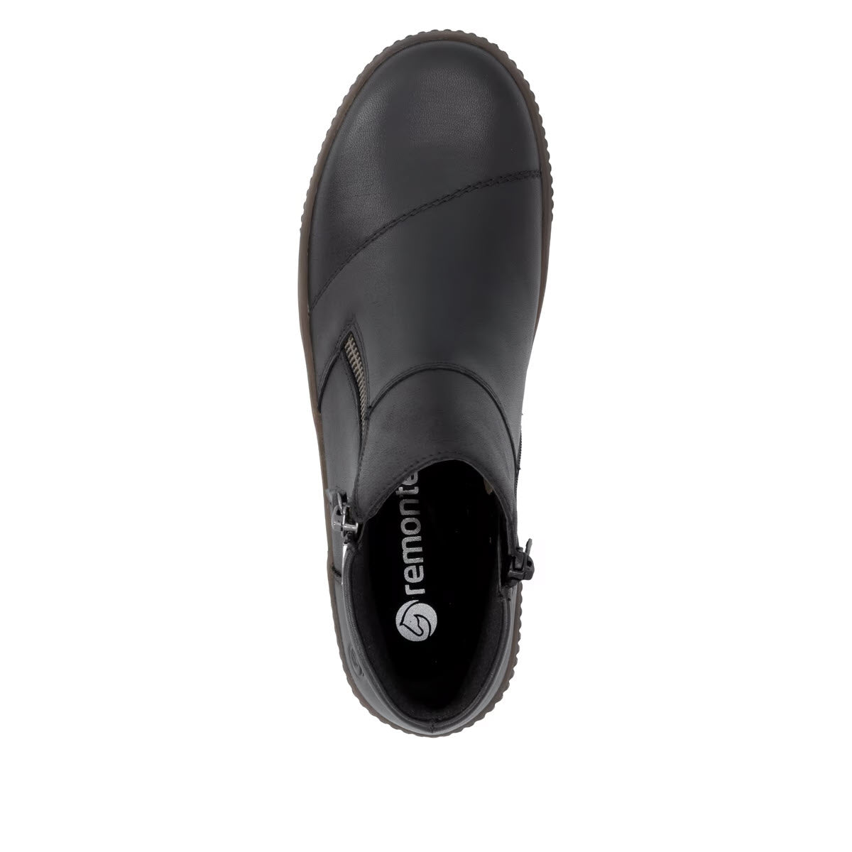 REMONTE EURO WALKER SIDE ZIP CHELSEA BLACK - WOMENS